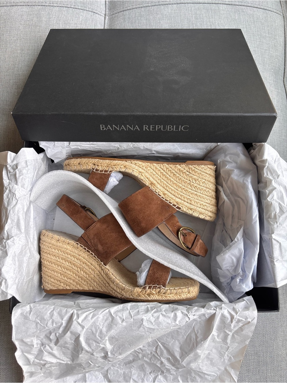 Banana Republic ESPADRILLE WEDGE SANDAL - Picture 2 of 11